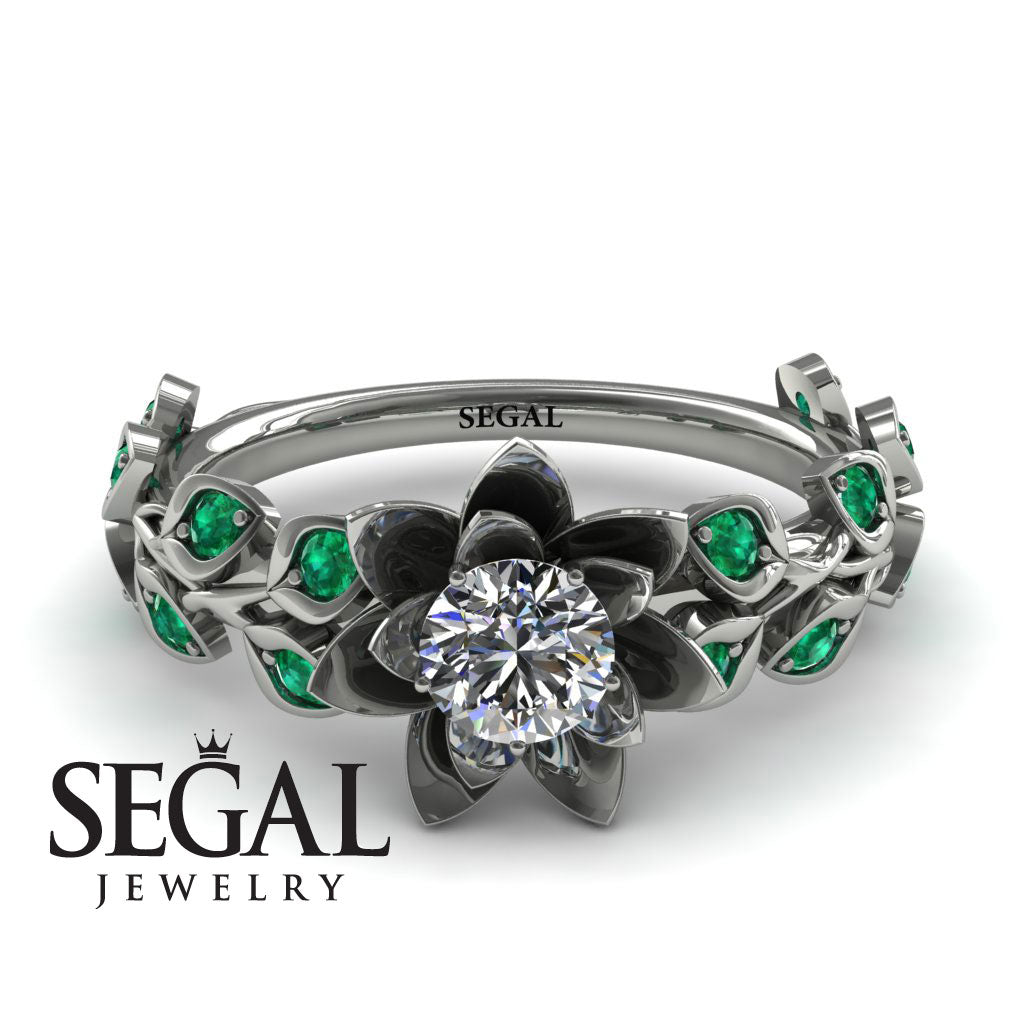 Lotus Flower And Leaves - Anna no. 6